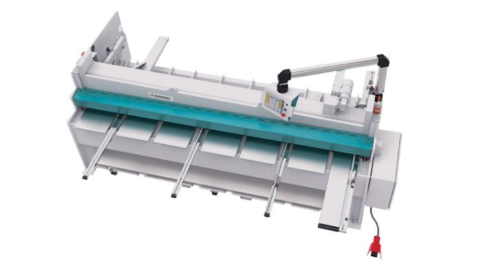 Cisaille électrique 3 M x 3 mm, butée AR électrique 750 mm, Forte capacité – Image 2